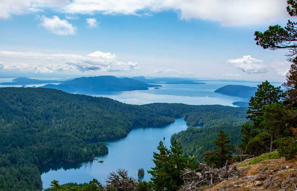 San Juan Islands Walking &amp; Hiking Tour - Mount Constitution View