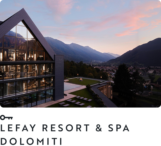 Lefay Resort &amp; Spa Dolomiti in the Dolomites, Italy