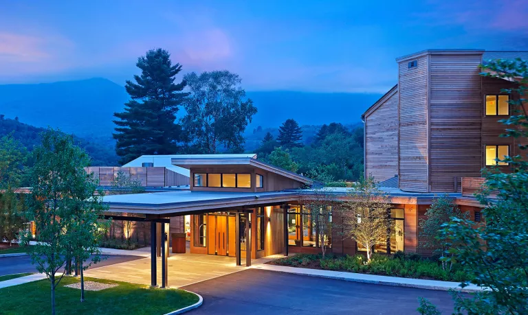 Exterior view of Topnotch Resort and Spa
