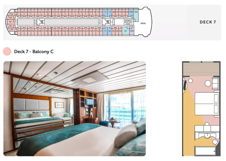 Le Paul Gauguin - Deck 7 - Balcony C