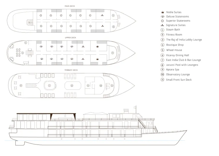 Jahan Heritage Line Deck Plans