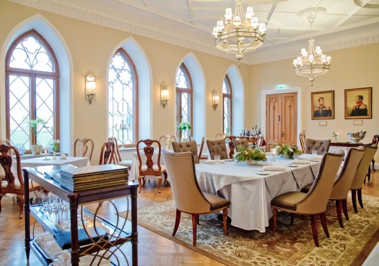 Hotel dining room