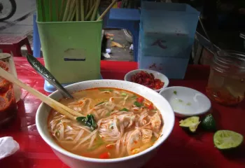 Pho ga, a staple of Vietnamese cuisine