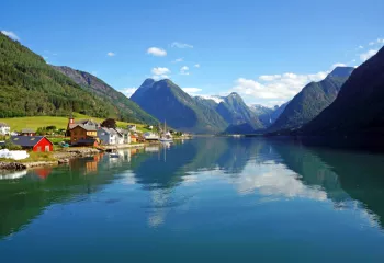Norway Village and Lake