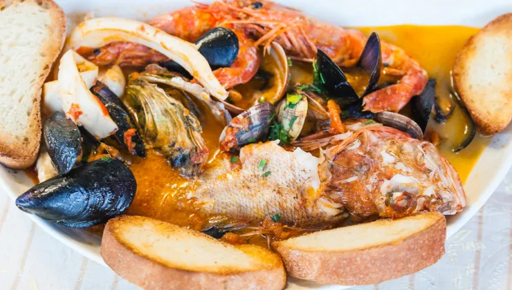 Seafood of the Amalfi Coast