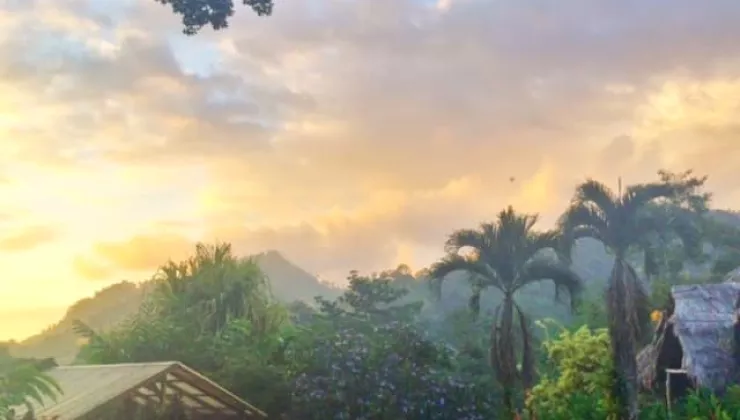 acimo Safari lodge at sunset