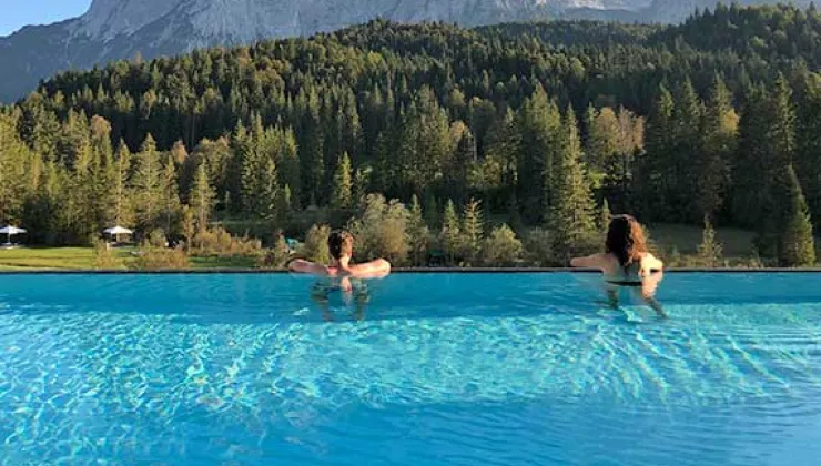 Pool Relaxing in Germany with Backroads