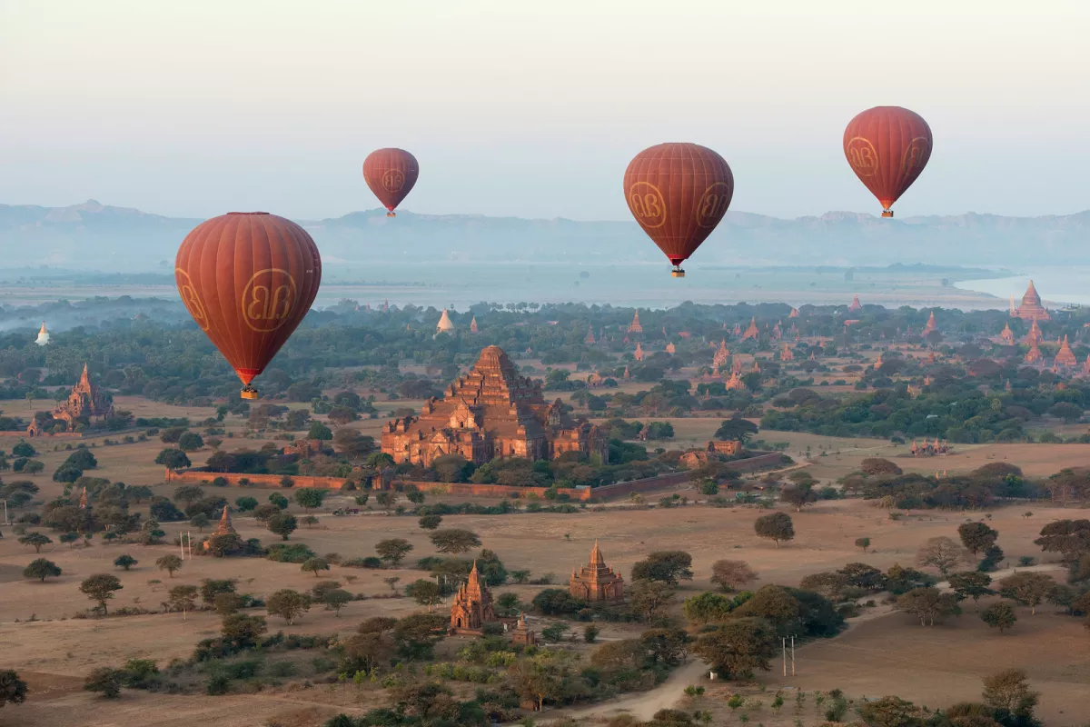 hot air balloons
