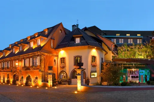 Exterior view of the Hostellerie des Chateaux