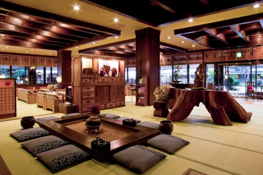 Lobby at the Hidatei Hanaougi