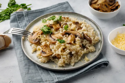 Plate of risotto