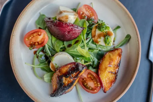 Plate full of salad