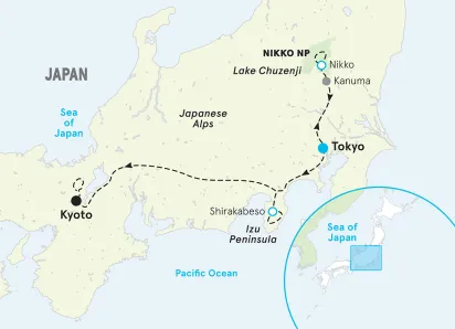 Japan map