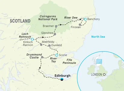 Scotland map